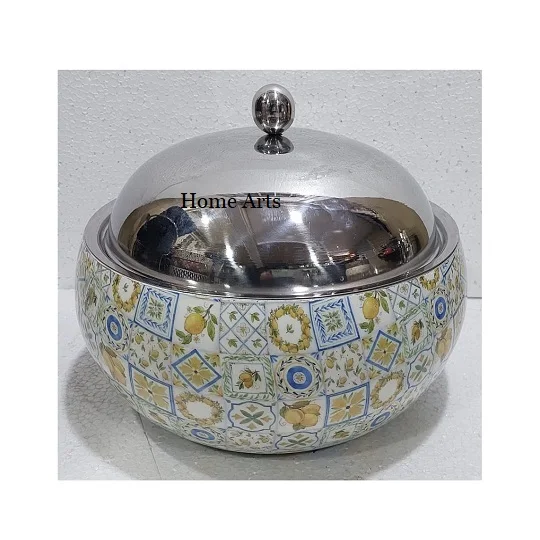 Advantageous Design Food Warmer Hot Pot With Prime Quality Round Shape Food Buffet Hot Pot For Hotel Ware Use