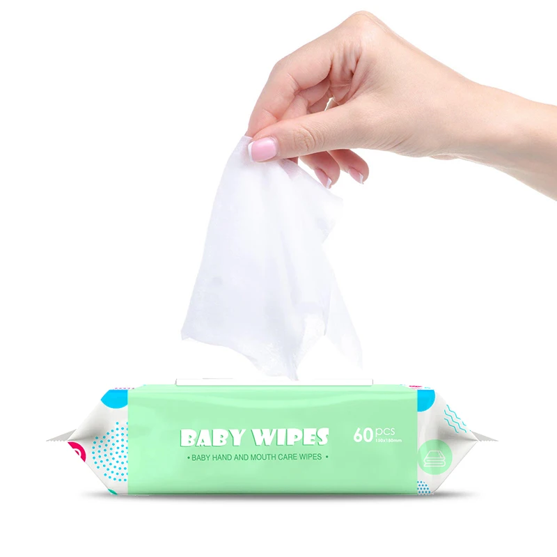 Factory Price Natural Organic Wet Wipes Biodegradable Water Baby Sensitive Skin Baby Wipes Wholesale