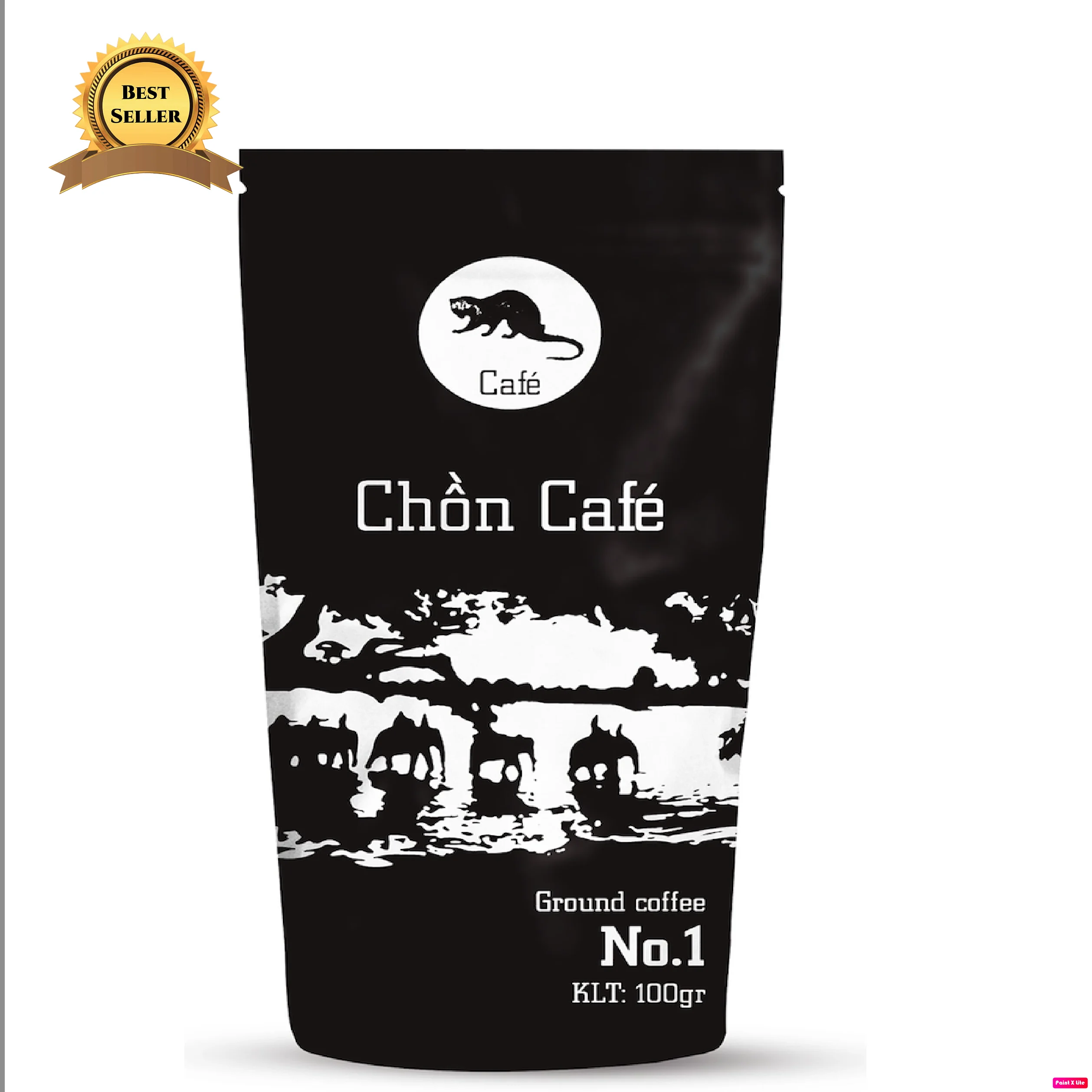 Weasel Ground Coffee Highly esteemed HACCP & ISO 9001 2015 Certificated No.2 500 GRAM/BAG made in Vietnam