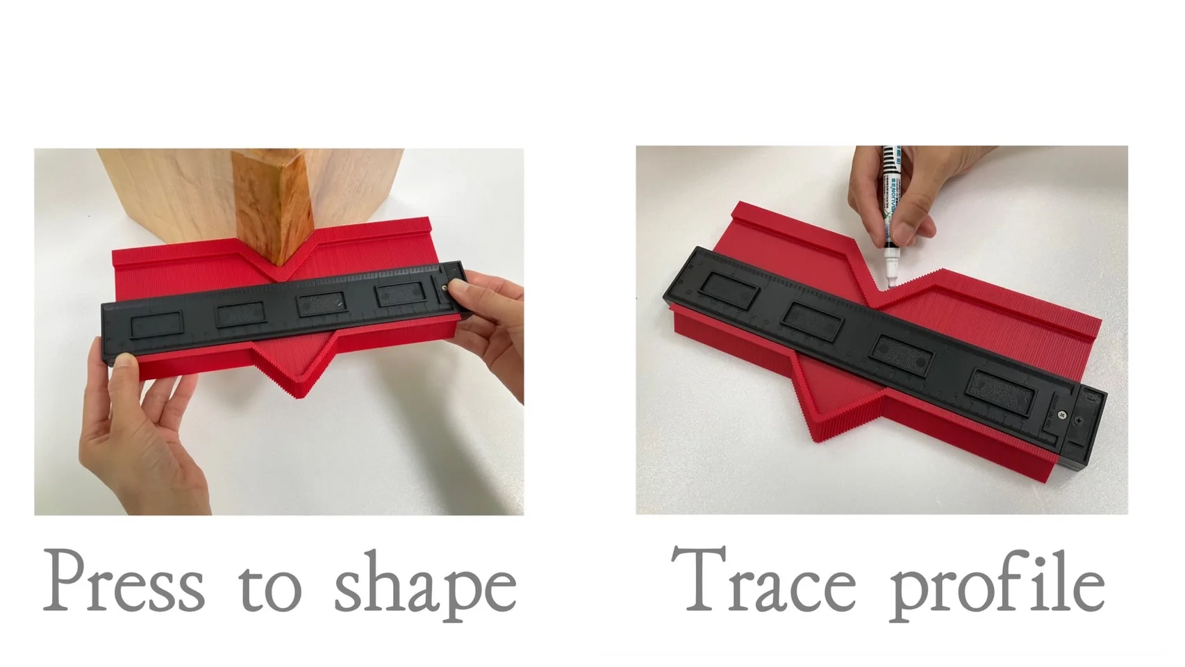 Trending Plastic Contour Gauge Precisely Measuring Tool factory Manufacturing High Quality 5 Inch Shape Tool