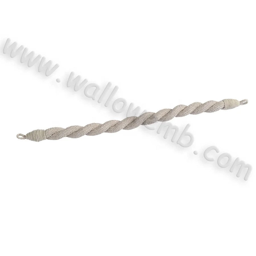 High Quality Scotland Band Cords Set Elastic Nylon and Silicone Amazing Embroidery Design Braided Finish Uniform Band Cords