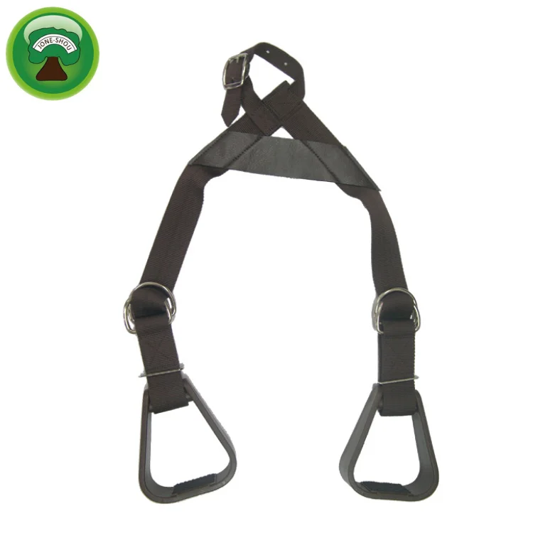 Black plastic western horse stirrups sets