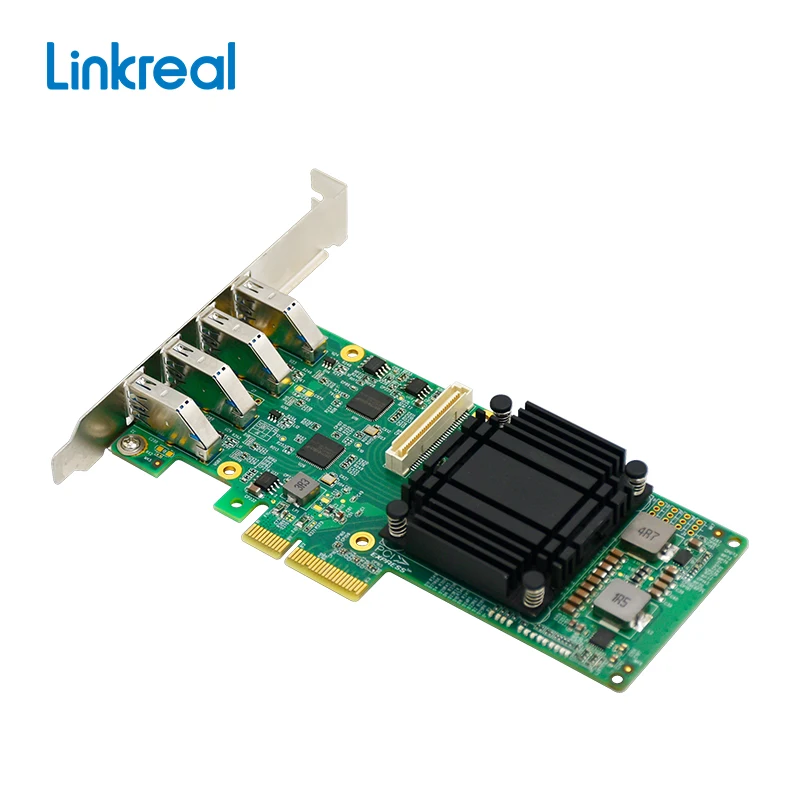 Linkreal LRSU3A42-4A PCIe x4 на 4 порта USB 3 1 карты расширения