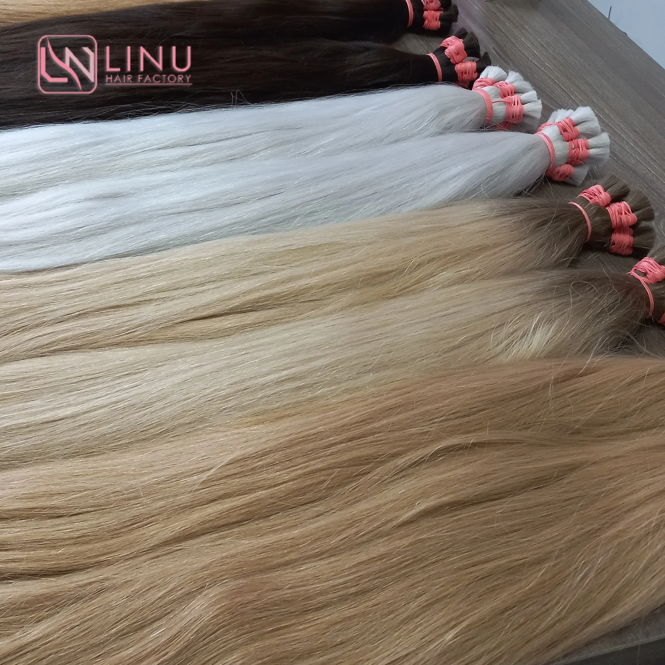 Vietnam Hair Star No Tangle No Shed Dyeable 100% Virgin Natural Color Bulk Hair Human Hair Extention