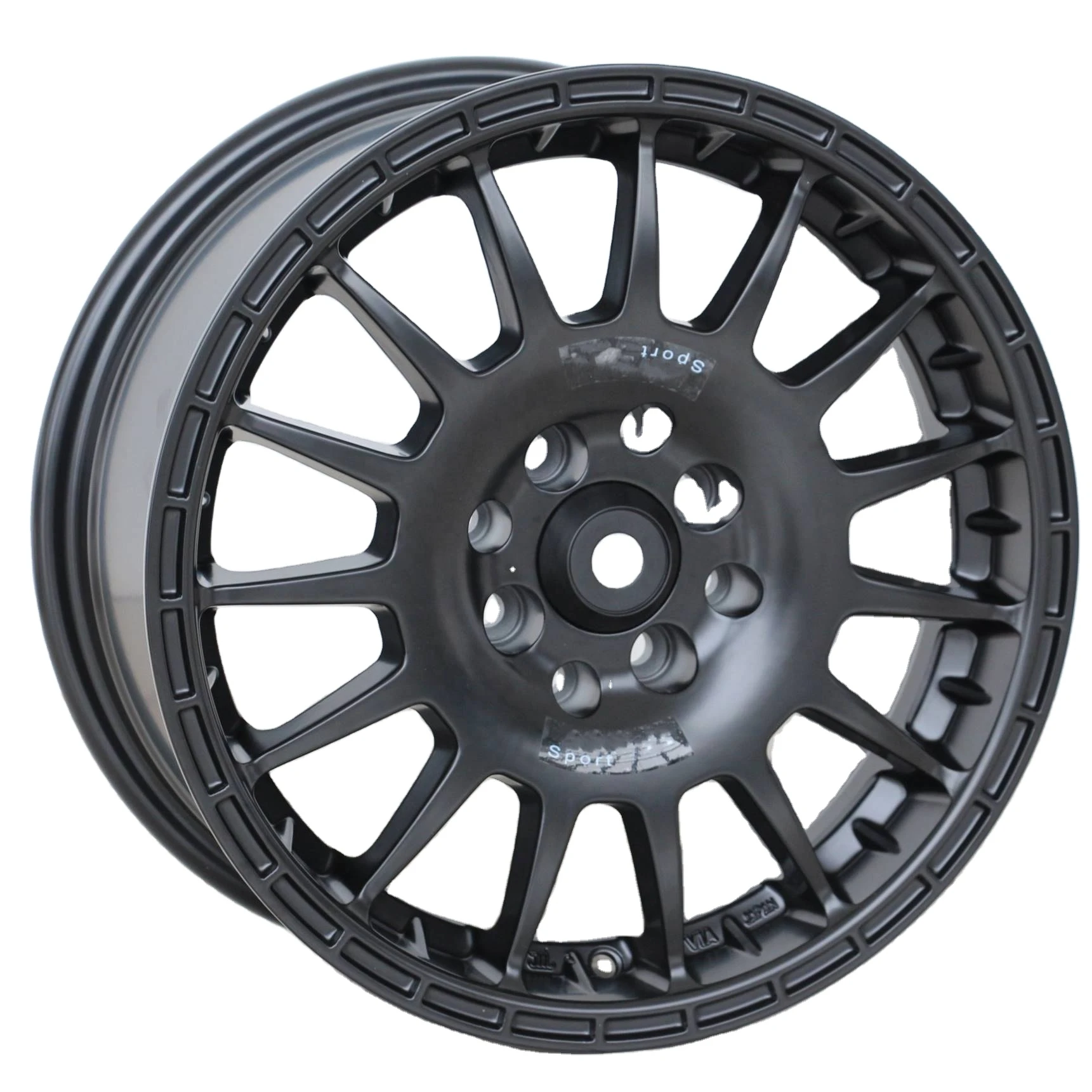 Wholesale 15 18 19 Inch Alloy Wheel Rims 15*7.0 For White Black Passenger Car Wheels multi spoke design with 8 holes OEM