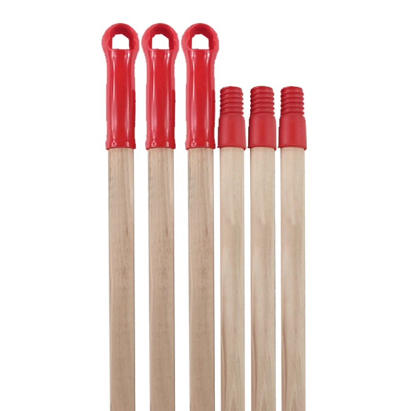 Less Than 1 Dollar House Cleaning Tools 120*2.2cm Broom Handle Natural Eucalyptus Wooden Mop Stick