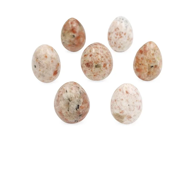 High Quality Sunstone  Eggs Wholesale Natural Crystal Healing Gemstone Agate Metaphysical Semi Precious Stones for Sale