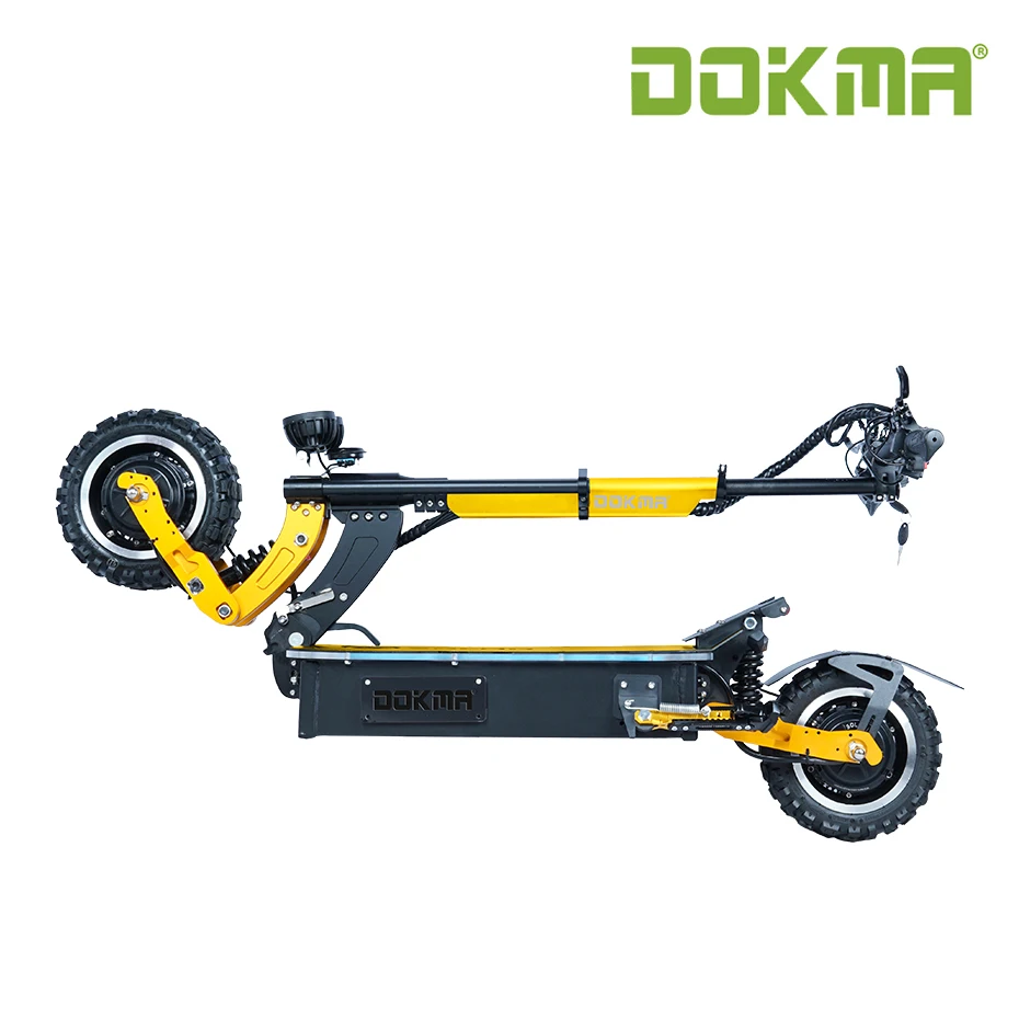 Dokma Dx 60V 6000W 25ah Powerful 11 inch Fat Tire Long Range off Road Tire Scooter for Adult 72V Electric Scooter