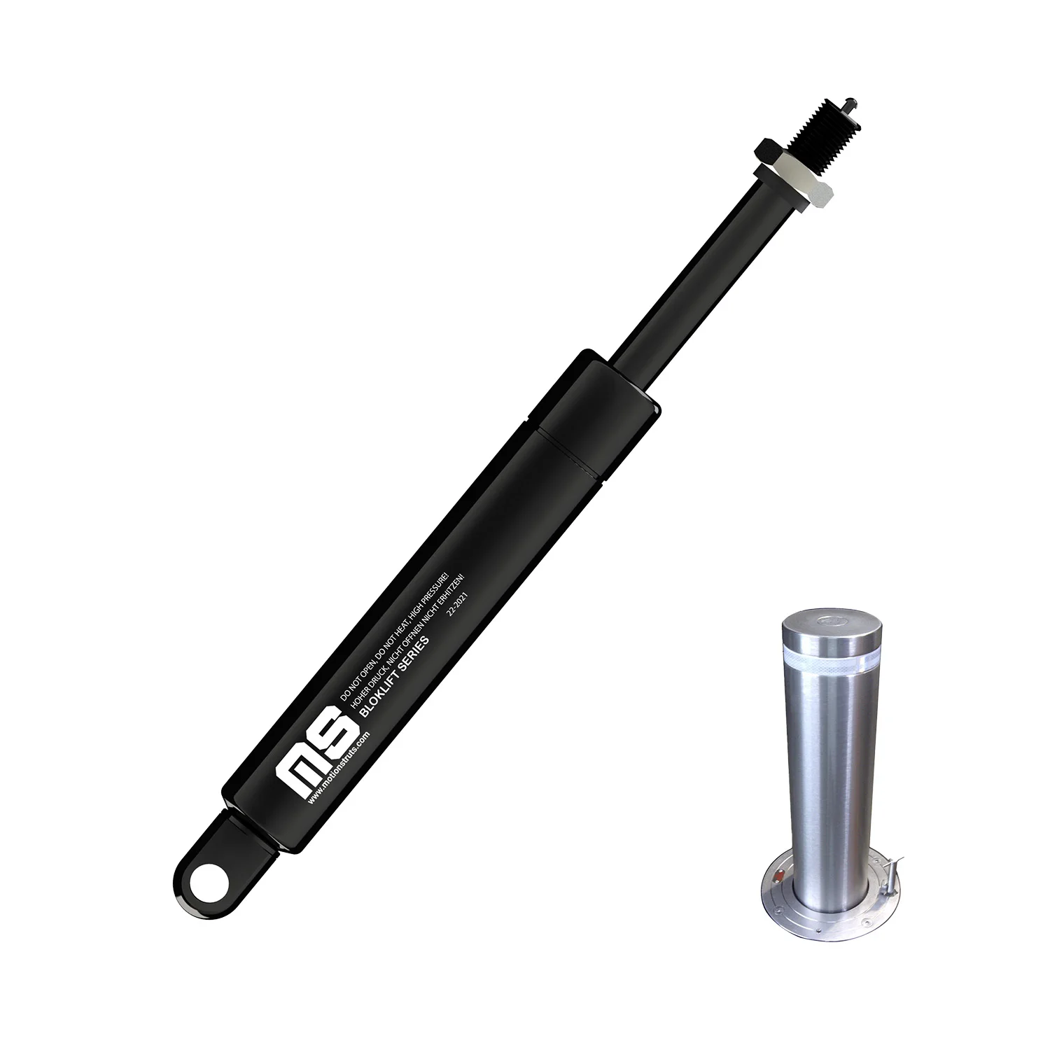 BLC21-100-402-F1 402 мм Жесткая фиксирующая газовая пружинная стойка для выдвижных боллардов 100 сертифицированная по Заводской продаже