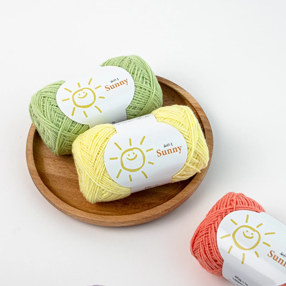 Sunny (45g) knitting crochet yarn blanket