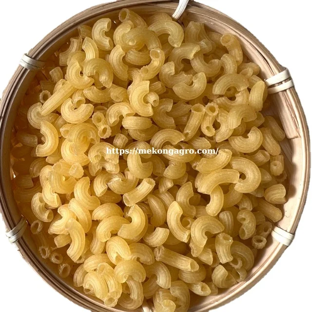 White/ Yellow Macaroni Rice Pasta for Snack With Natural Color OEM KOSHER Style  Whatsapp 84972678053