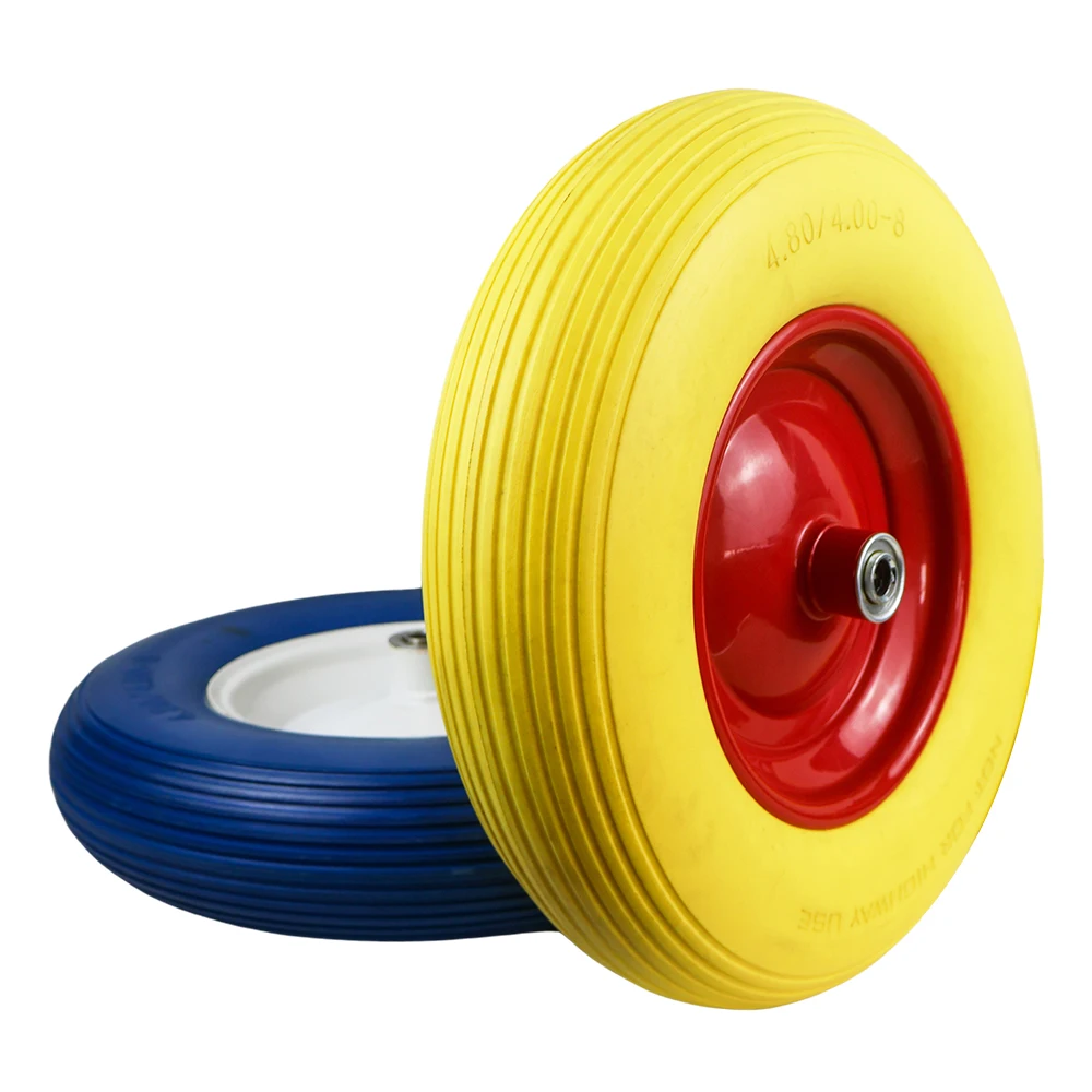 Polyurethane Tire for Hand Truck Wheel PU Foam Wheel Wheelbarrow Wheel 16 inch 4.00-8 4.80/4.00-8 4.80-8