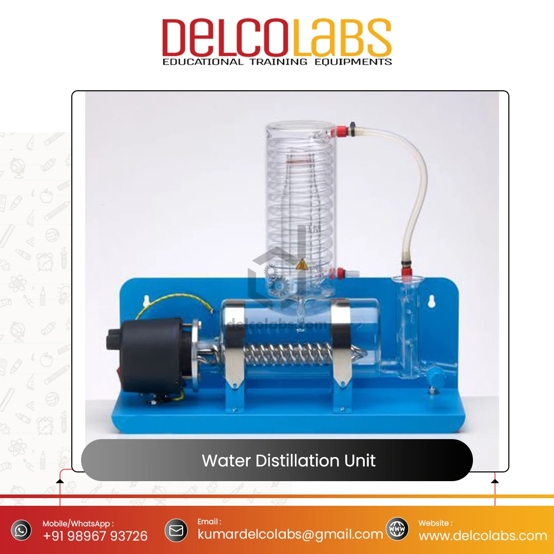 Chemistry Laboratory Supply Educational Equipment Laboratory Use Water Distillation Unit for School and Collage Laboratory Use