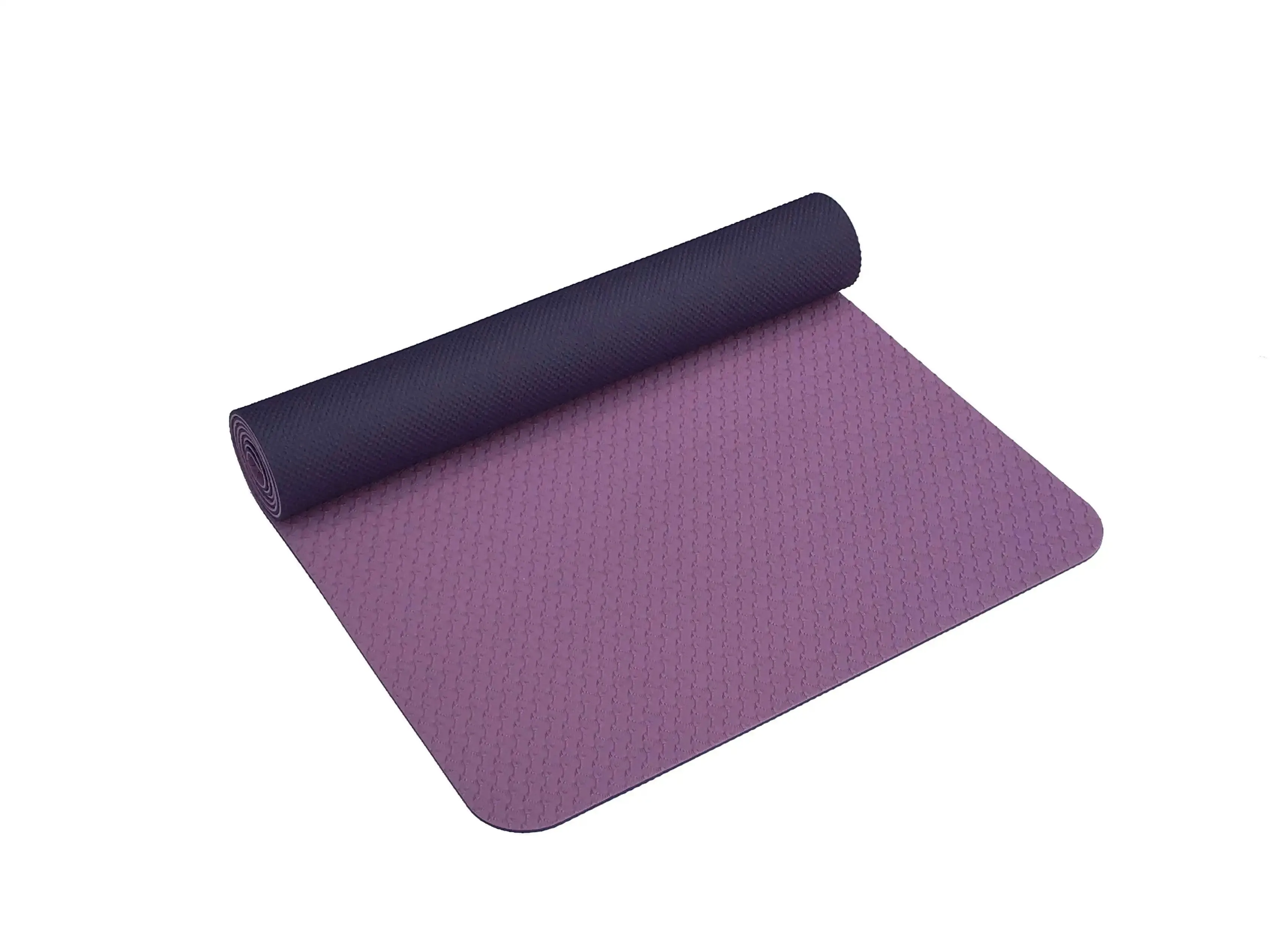 Yoga Mat- TPE POE Single Dual Layer Non Slip Comfort Foam, Durable Exercise Mat for Fitness, Pilates and Workout