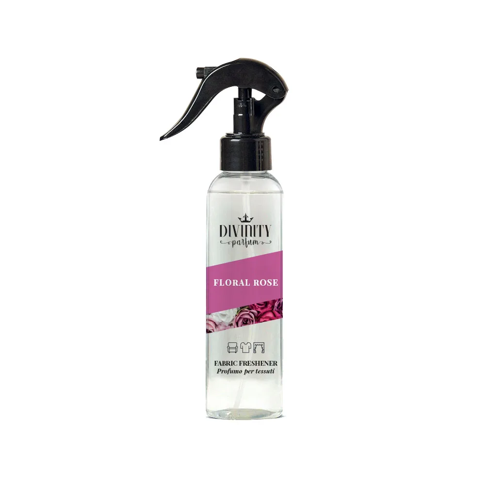 Top scent Floral rose textile spray for laundry fragrance made in Italy 250ml wholesale
