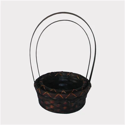 Vietnam Manufacture cheap storage baskets kitchen accessories plant flower baskets with High quality handle for decoration handicraft