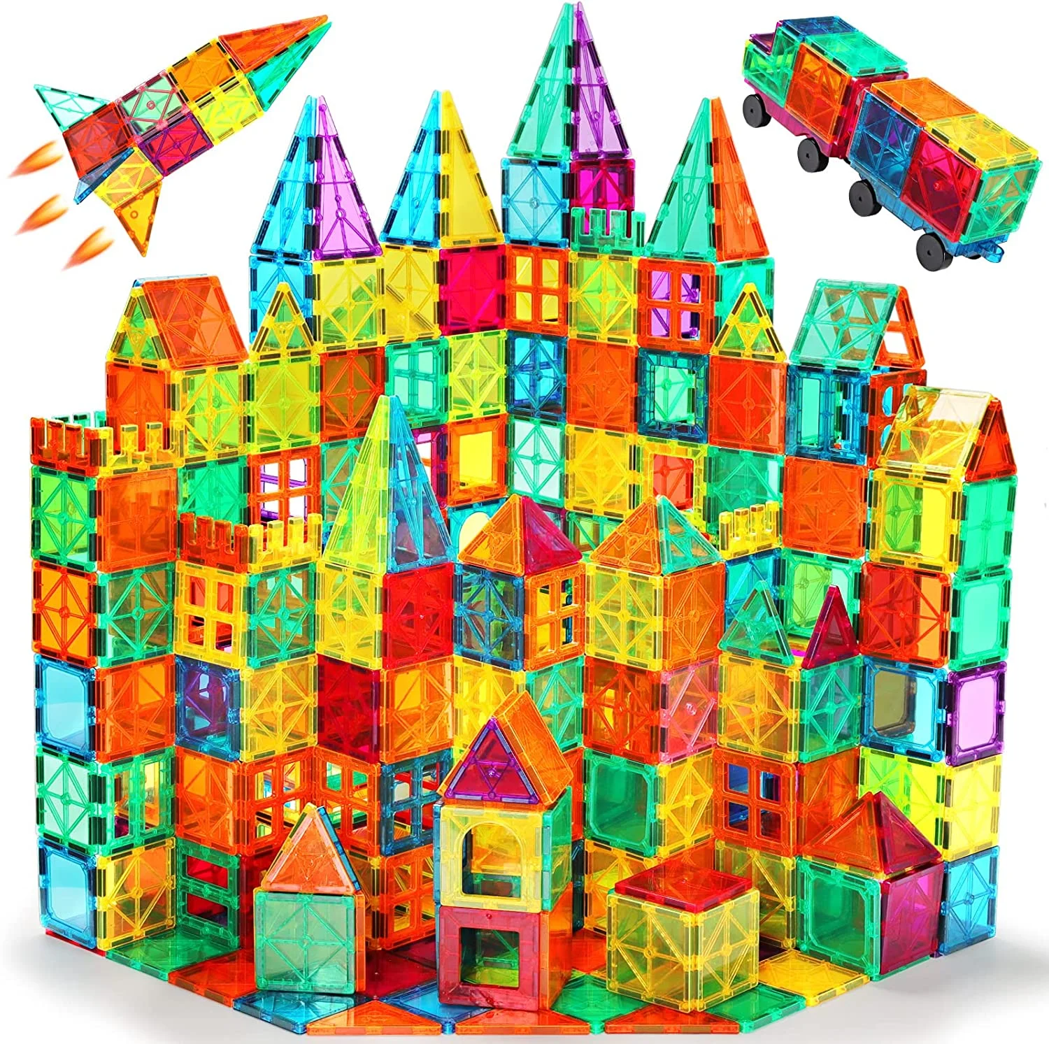 New Sealed Original Discount Magnetic Tiles Kids Toys STEM Magnet Toys for Toddler Magnetic Blocks Building Toys Preschool Learn