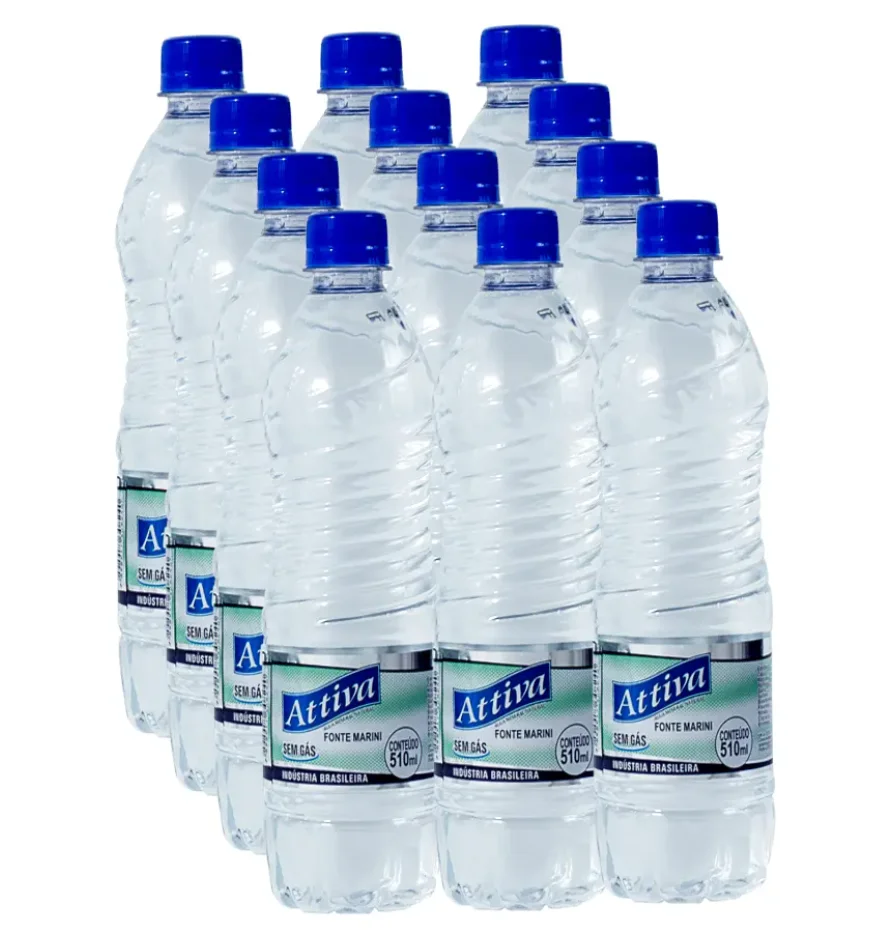 Wholesale 500 Drops Volcanic Natural Mineral Water 1L 100% recycled plastic bottle Cheap price