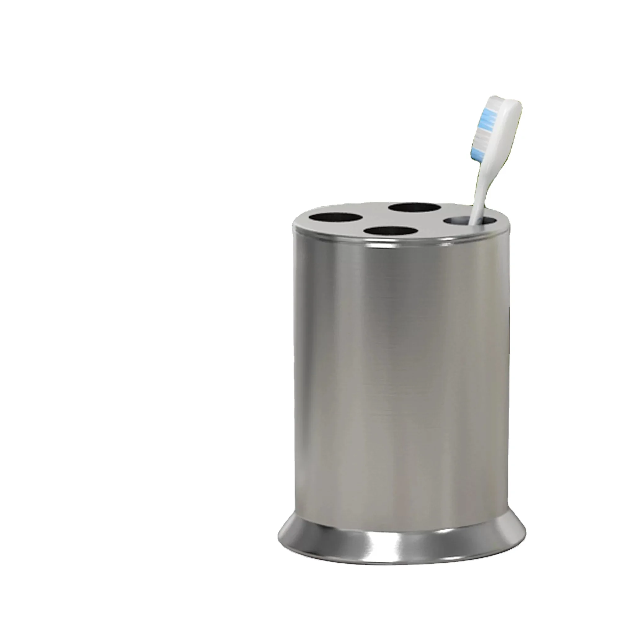 Simple Look Toothbrush holder Round toothbrush stand organizer Metal tooth Brush holder For Home Hotel Bathroom Usage