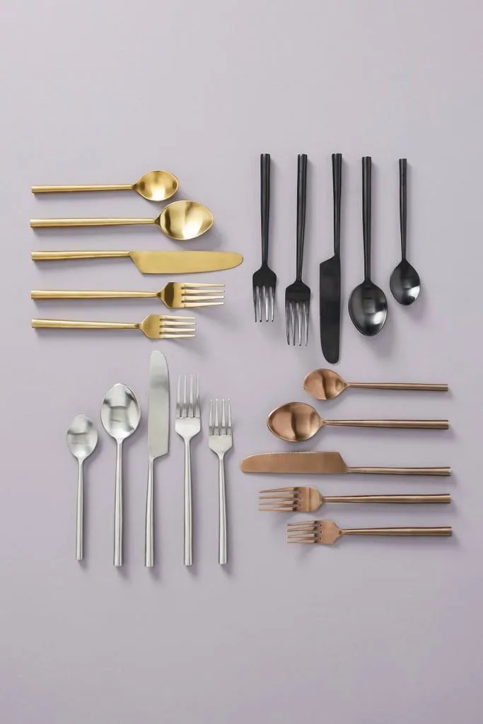 Beaded Handmade Stainless Steel Metal Cutlery Set Salad server Manufacturer And Exporter New Design Metal Flatware Wholesaler