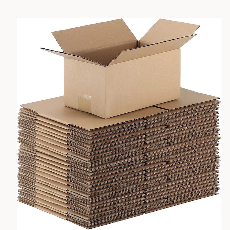 custom recyclable cardboard corrugated boxes folding paper shoes clothes packaging shipping boxes
