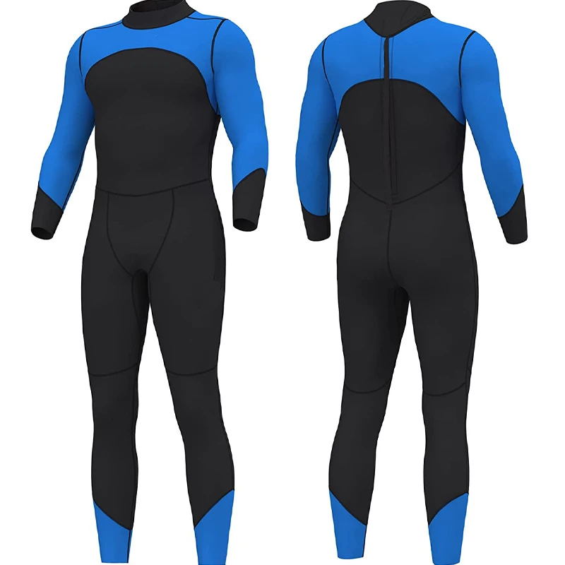 Custom high-quality wet suit - 3mm neoprene wetsuit for water sports. Stay warm and flexible in style breathable wetsuits
