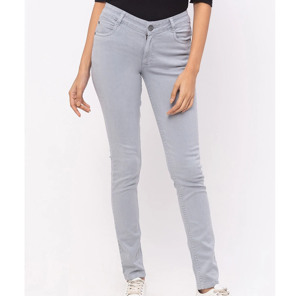 Latest 2024 Most Stylish Design Women Stone Washed Boot Cut Wide Flare Denim Jeans Women Jeans In Low Rates