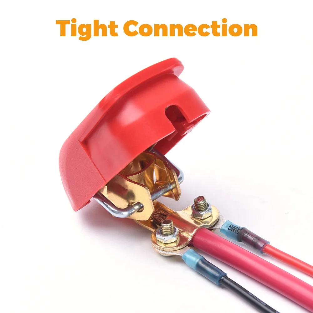 MICTUNING MOTOR Vehicle Boat RV Caravan Universal Car Battery Quick Release Terminals Electrical Connector Clamps