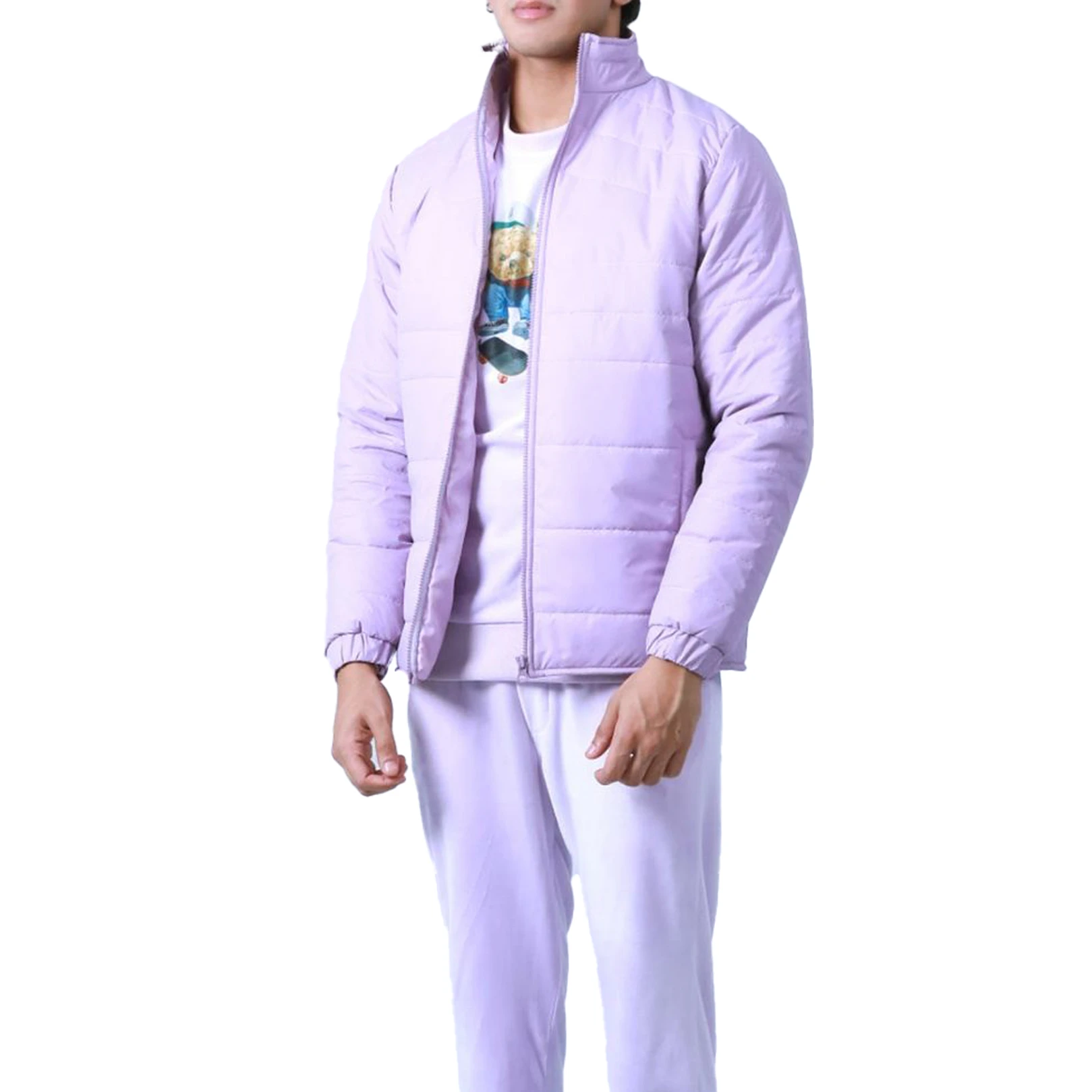 2023 New Cheap Winter Warm Cotton Jackets Customize Logo Thick Waterproof Zip custom Puffer Jacket Men Down Coat OEM Service.