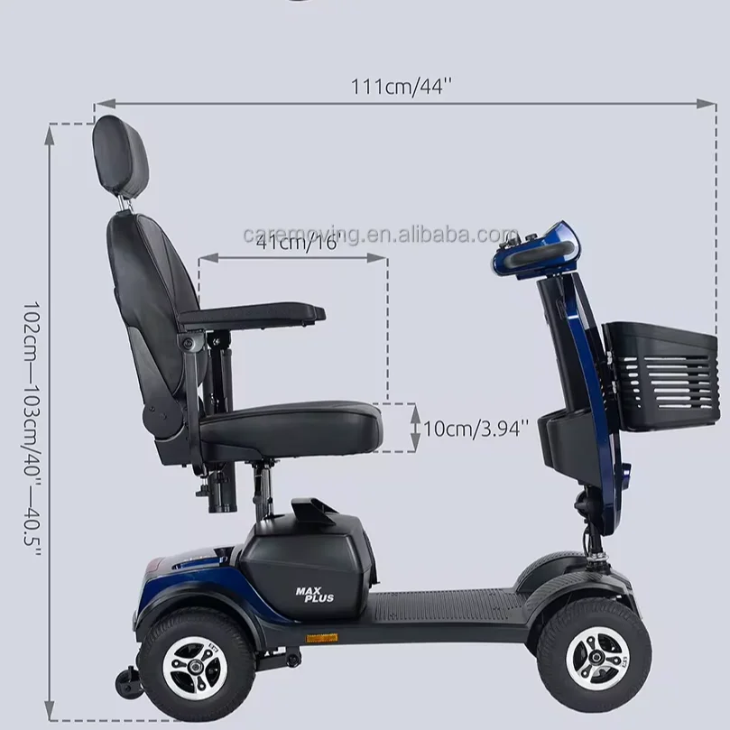 Travel 4 Wheels large mobility scooter free will electric scooters for the elders tricycle for handicapped in india
