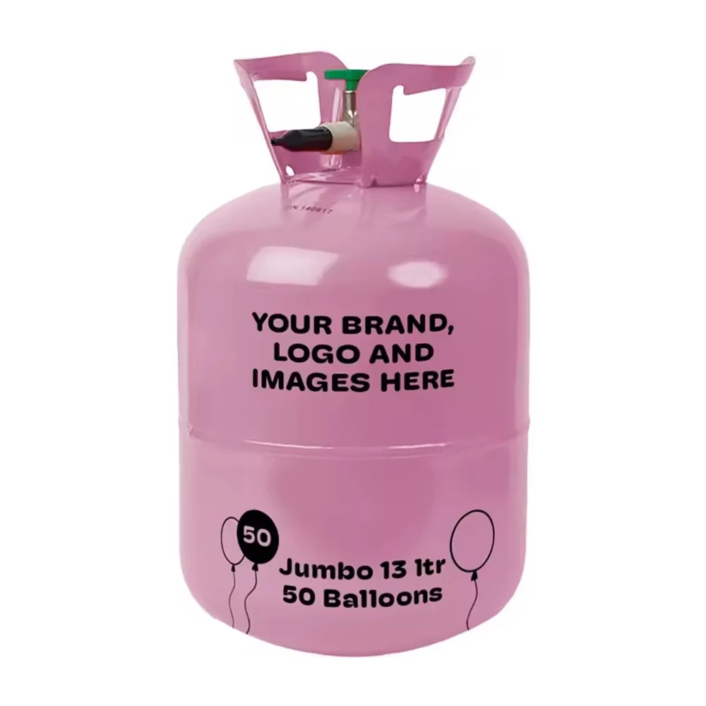 Top Manufacturer Selling High Quality Europe Made 13L Steel Essential Disposable Helium Balloon Gas Cylinders for Sale