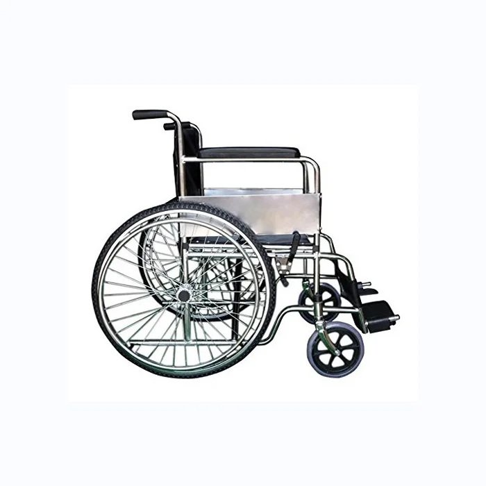 Wheel Chair Manufacturers Wholesale Hospital Furniture Steel Manual Foldable Wheelchair