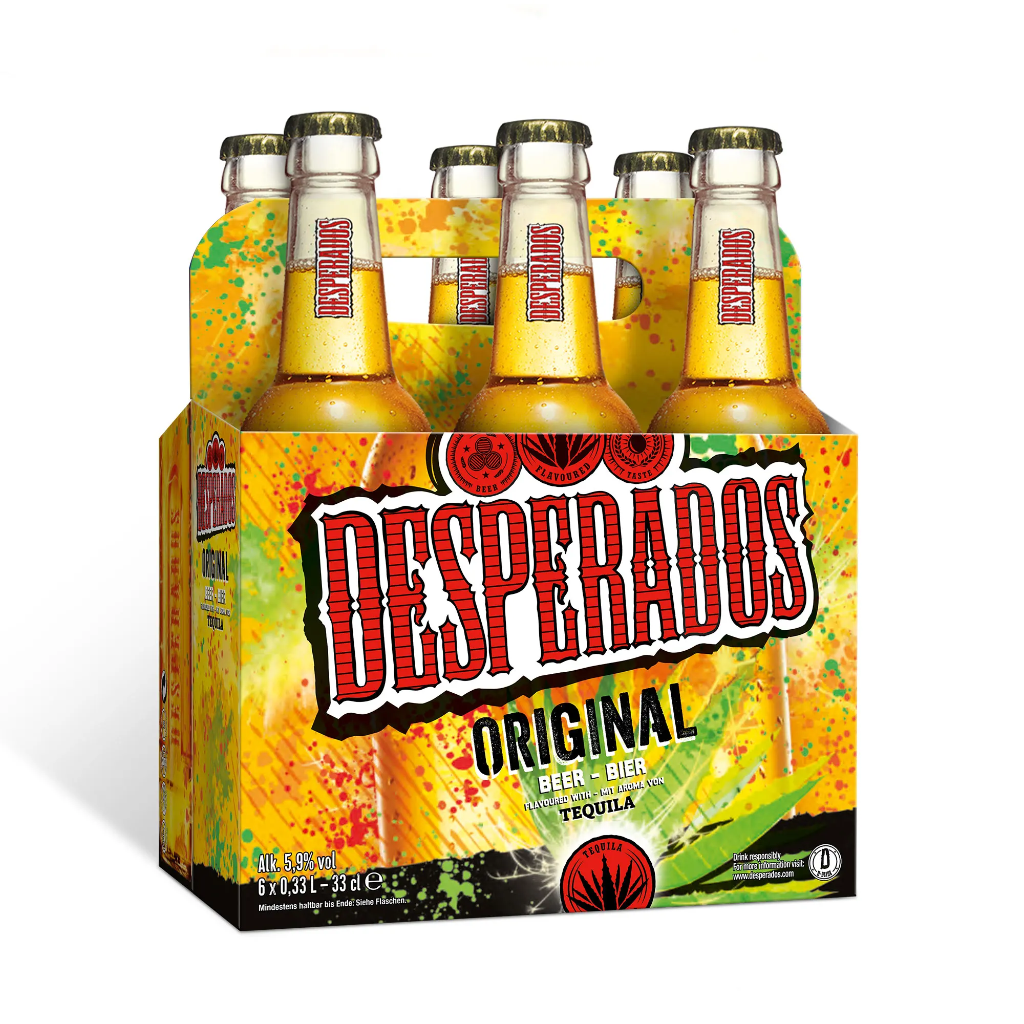 Desperados Текила пиво 24x330 мл/оптовая продажа бутылка/банка