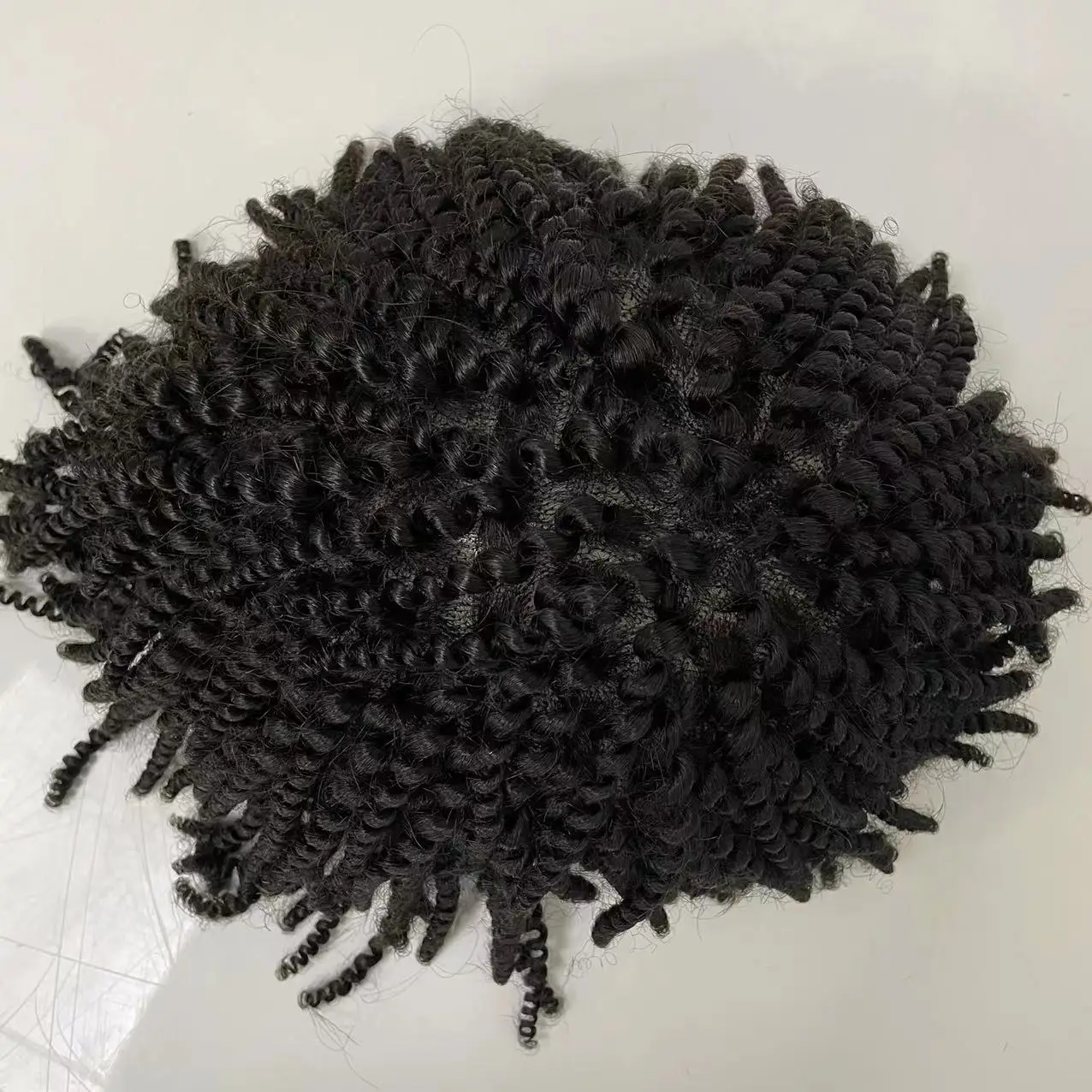 Brazilian Human Remy Hair Braids Hair Replacement 8x10 Lace Front Mono Toupees Best Quality Topper for Black Mens