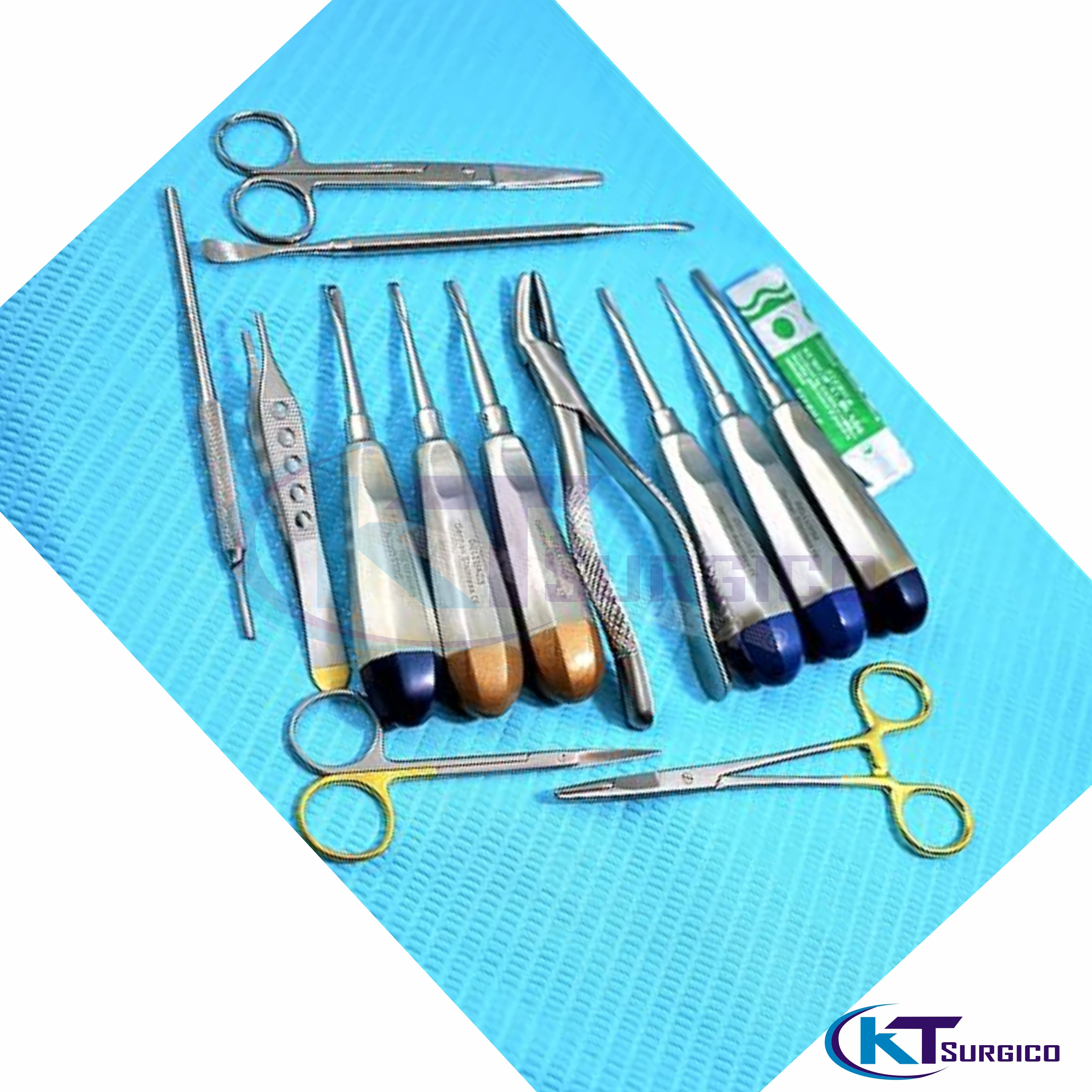 Professional High Quality Stainless Steel Dental Instrument Set Elevators Forceps Scissor with Blade for Cleaning Filling Teeth