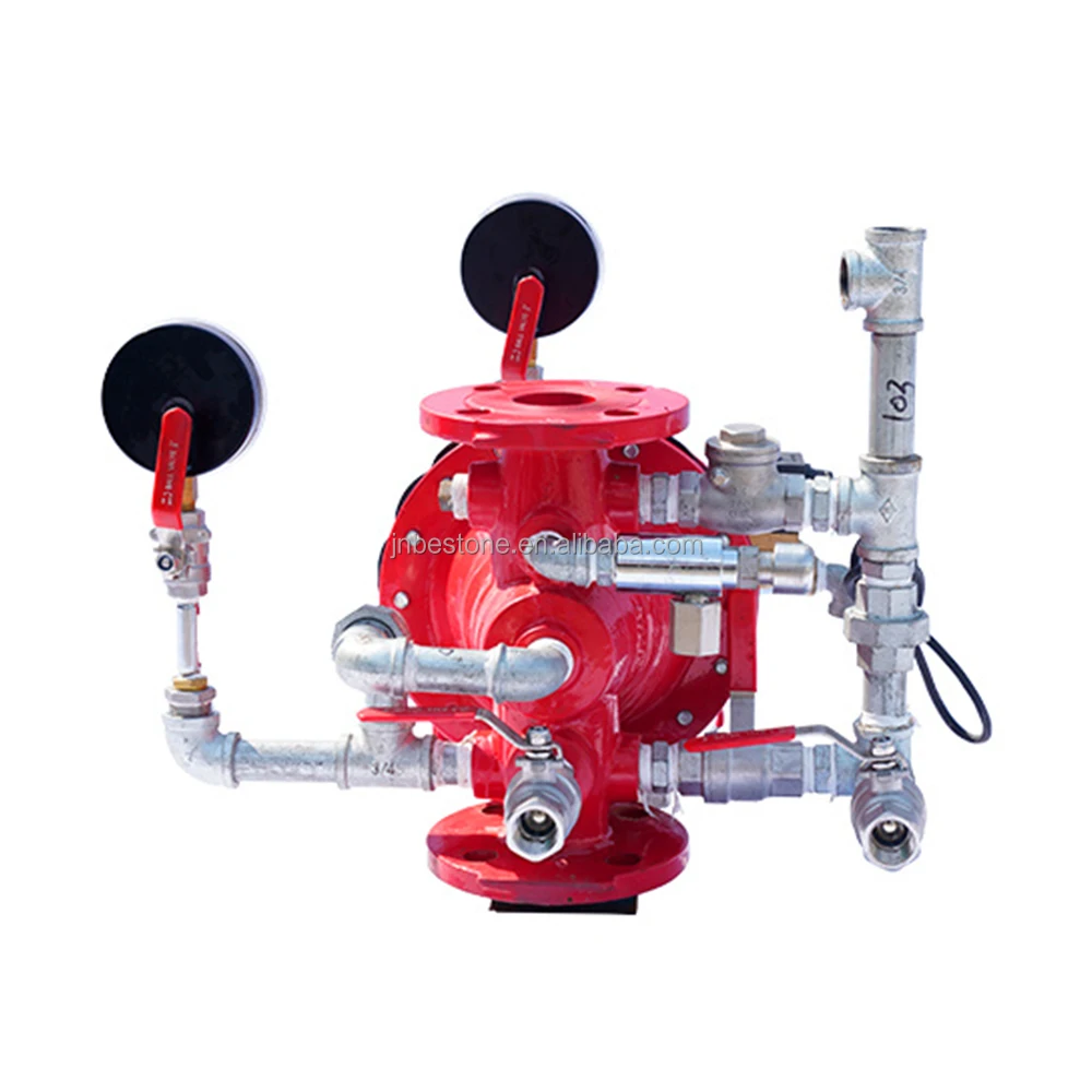 Made in China Factory production 300PSI Ductile iron Fire-protection Deluge Diaphragm Type Alarm Valve