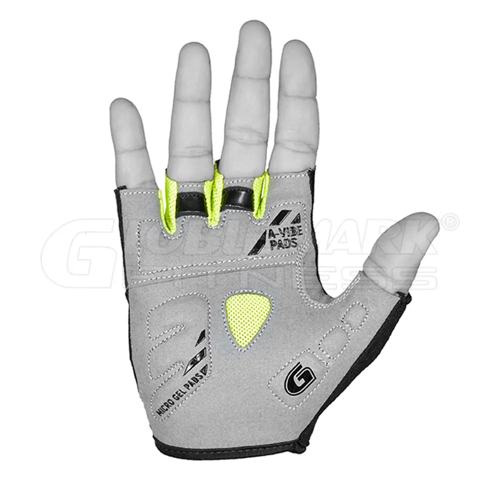 Unisex Gel Padded Palm Half-Finger Cycling Gloves Non-Slip Outdoor Bicycle Riding Hiking Cycle Racing Riding With Custom Straps