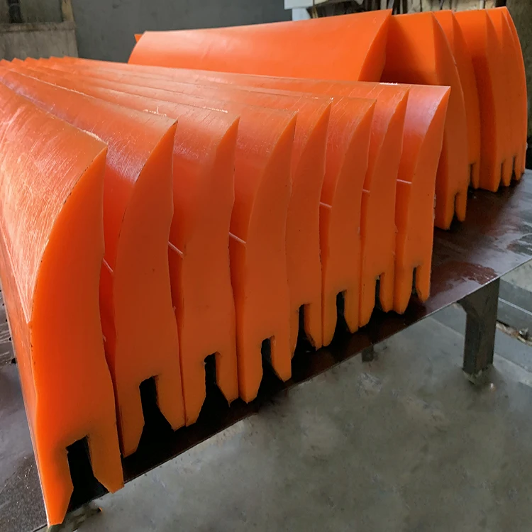 Heavy duty Conveyor  Primary Belt Cleaners system Installed on Conveyor Head Pulley Customized