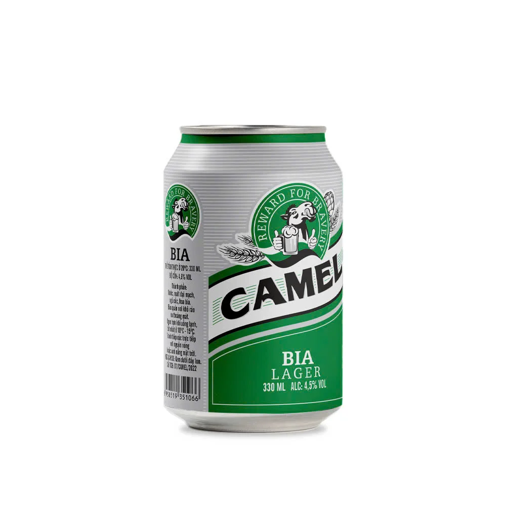 Camel Lager Beer 330ml Beverage Can with OEM ODM Alcoholic Drink Supplier