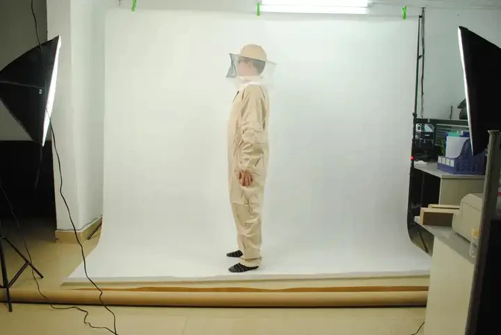 Disposable Coverall Suit Type 5 6 Breathable Hazmat Suit XL Size Factory Sell