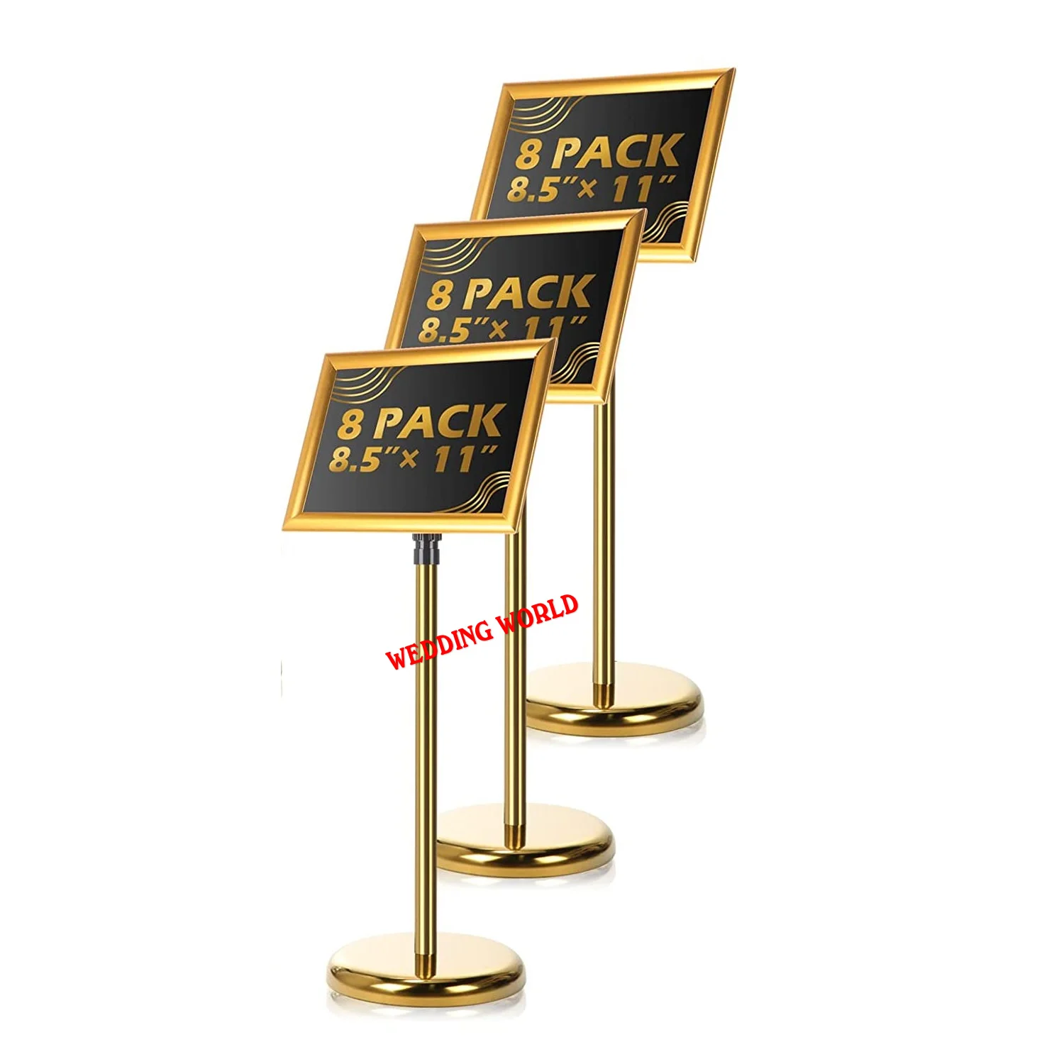 Best Design Card Stand Premium Look Customized Set Of Three Different Sizes Card Holder Top Selling Best Quality Menu Stand