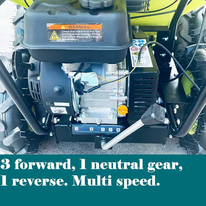 500KG Motorized Wheelbarrow Petrol Power 6.5HP Wheelbarrow 3F/1R Mini Dumper 360 Degree Turn 5.5Km/h