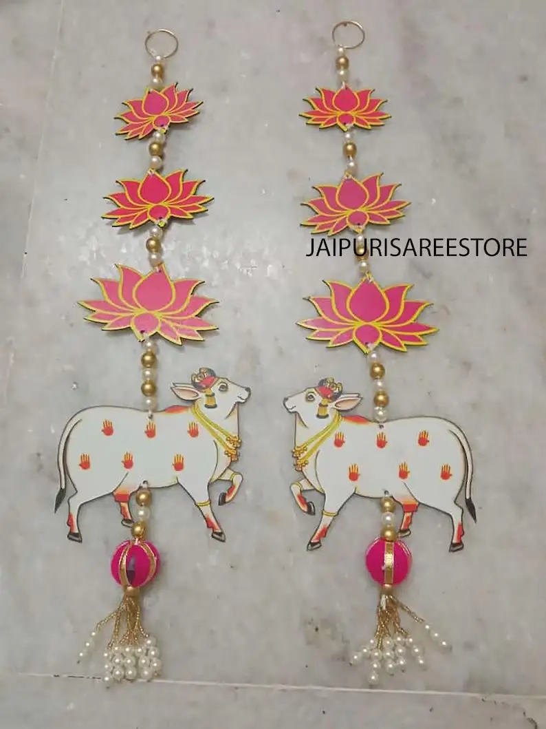 Beautiful Lotus hangings for decoration floral wall hangings for temple diwali wedding and all festivals decorations