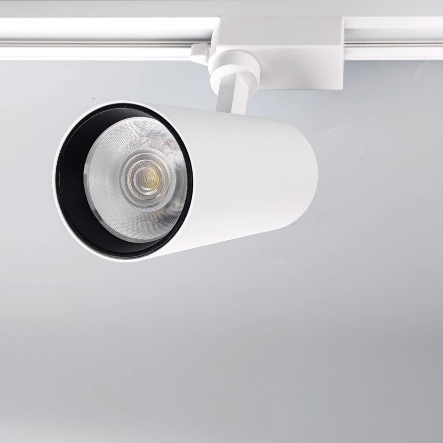 Wholesale Customized Shop Commercial use LED spotlight fixture 2 wire track adaptor LED track light