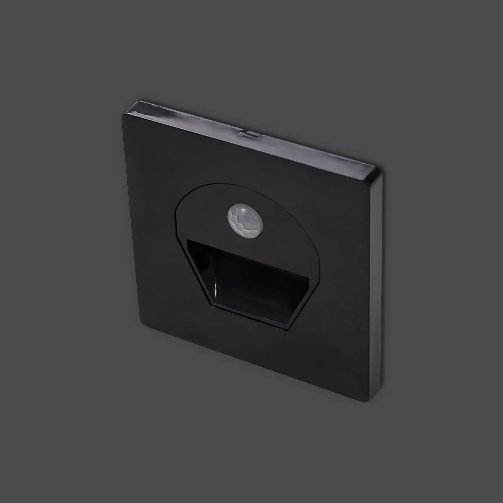 King lanca  Indoor Recessed Human Body Induction Microwave Motion Sensor LED Stair light for Step Ladder Wall Lamp