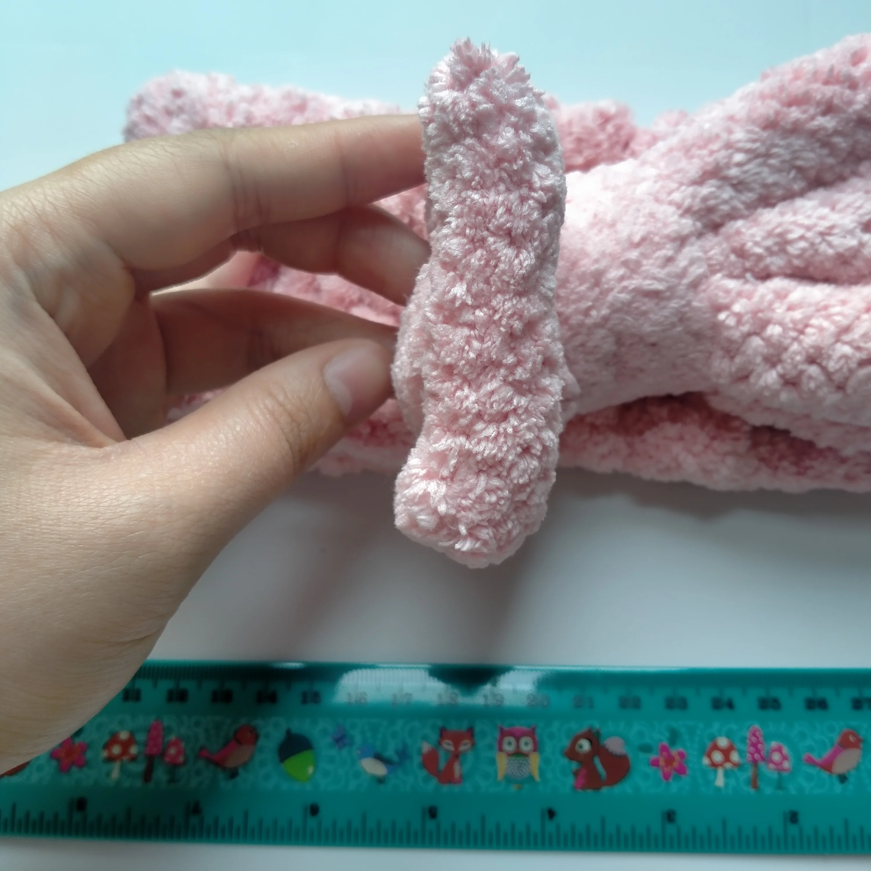 Terry Towel Soft Bow Headwrap Hairband Girls Elastic Bracelet Hair Accessories Cute Style Hair Elastic Band OEM/ODM Coral Fleece