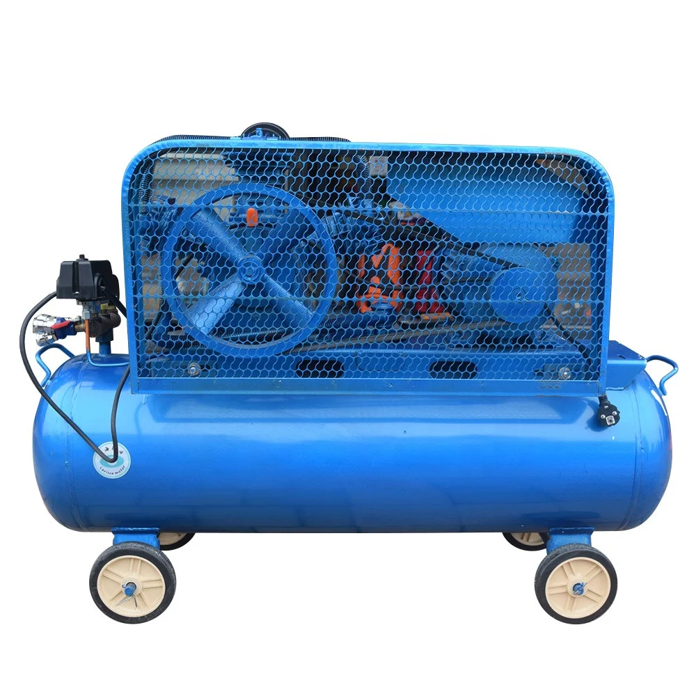 4KW 5.5 HP 80L 100L 200L 500L  piston belt driven mzb brand air compressor for industrial use