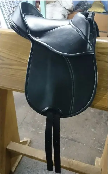 Wholesale genuine leather Jumping Close Contact Saddle Indian Leather English horse riding equipment accessories all seasonal