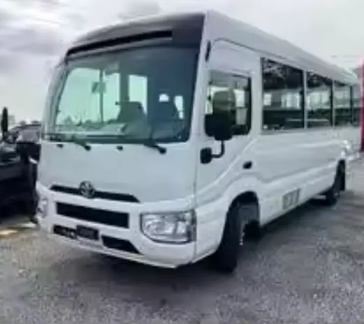 PerfectUsed Toyotas Coaster Bus 2x Diesel A/C Engine Japan Roller Coaster 30 Passenger, 2021/2023 Model 100%