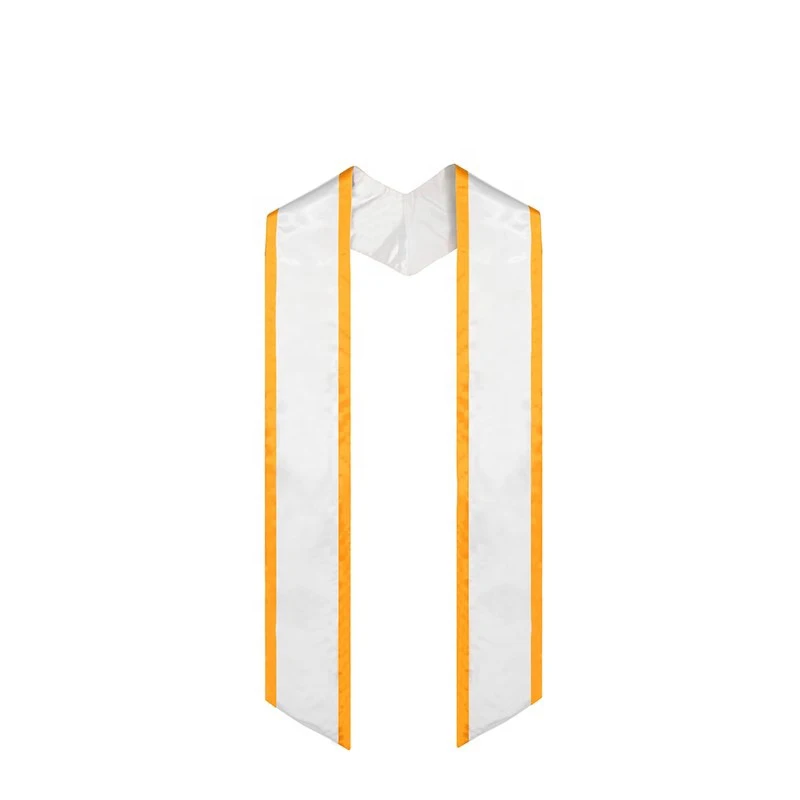 Graduation Stole Made in Cotton With Custom Print Embroidery OEM Service Wholesale University Stole